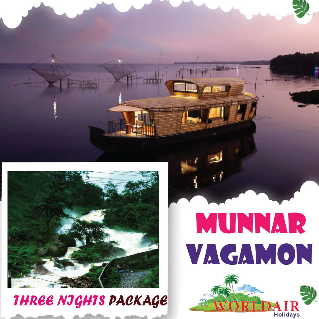 MUNNAR,VAGAMON 3 NIGHTS 4 DAYS