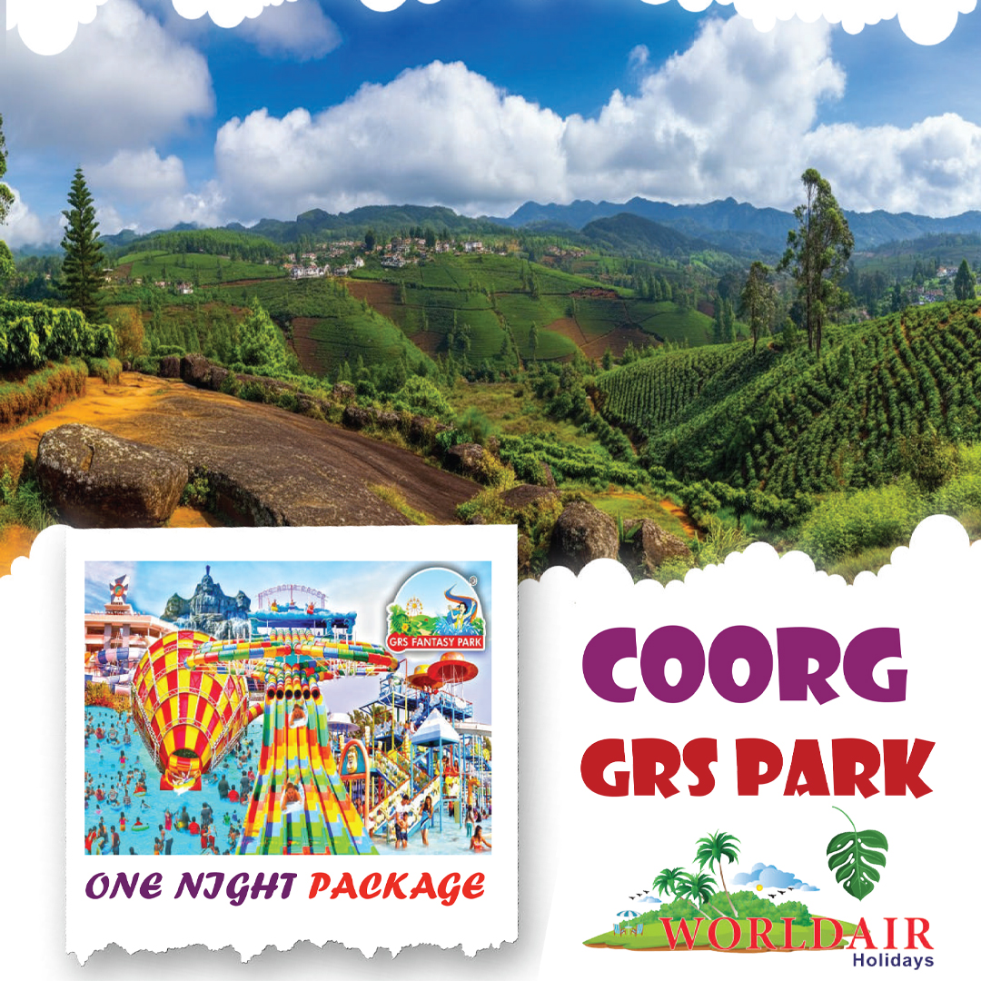 COORG, GRS PARK ( MYSORE) ONE NIGHT PACKAGE