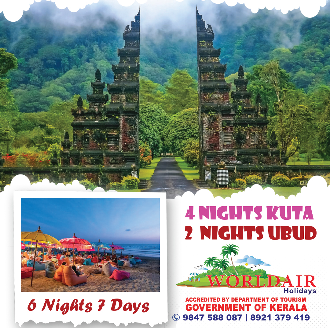 KUTA, UBUD 6 NIGHTS 7 DAYS